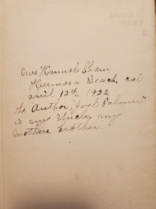 JOURNAL OF TRAVELS OVER THE ROCKY MOUNTAINS To the mouth of the Columbia River, made during the. Joel. Reuben Gold Thwaites Palmer.