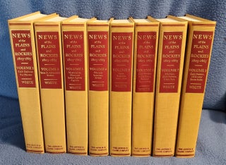 Item #2111094 NEWS OF THE PLAINS AND THE ROCKIES 1803-1865: Vol. 1-8 + Supplemental. David A. White