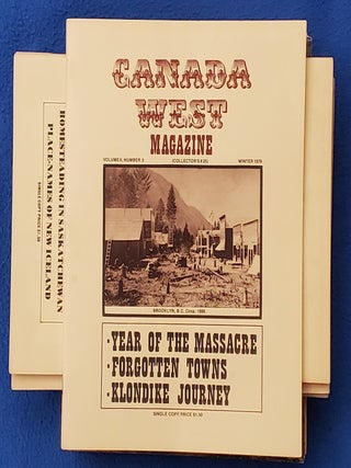 Item #2206004 CANADA WEST MAGAZINE. N. L. Barlee, and Garnet Basque