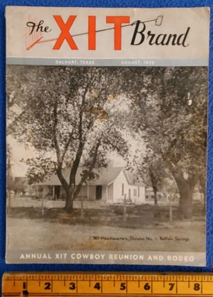 Item #2210057 THE XIT BRAND: ANNUAL XIT COWBOY REUNION AND RODEO: 1939. XIT Ranch