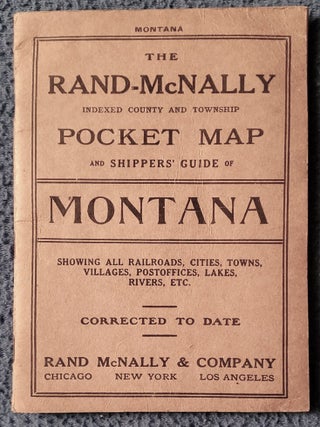 Item #2411034 THE RAND - McNALLY INDEXED COUNTY AND TOWNSHIP POCKET MAP AND SHIPPERS' GUIDE OF...
