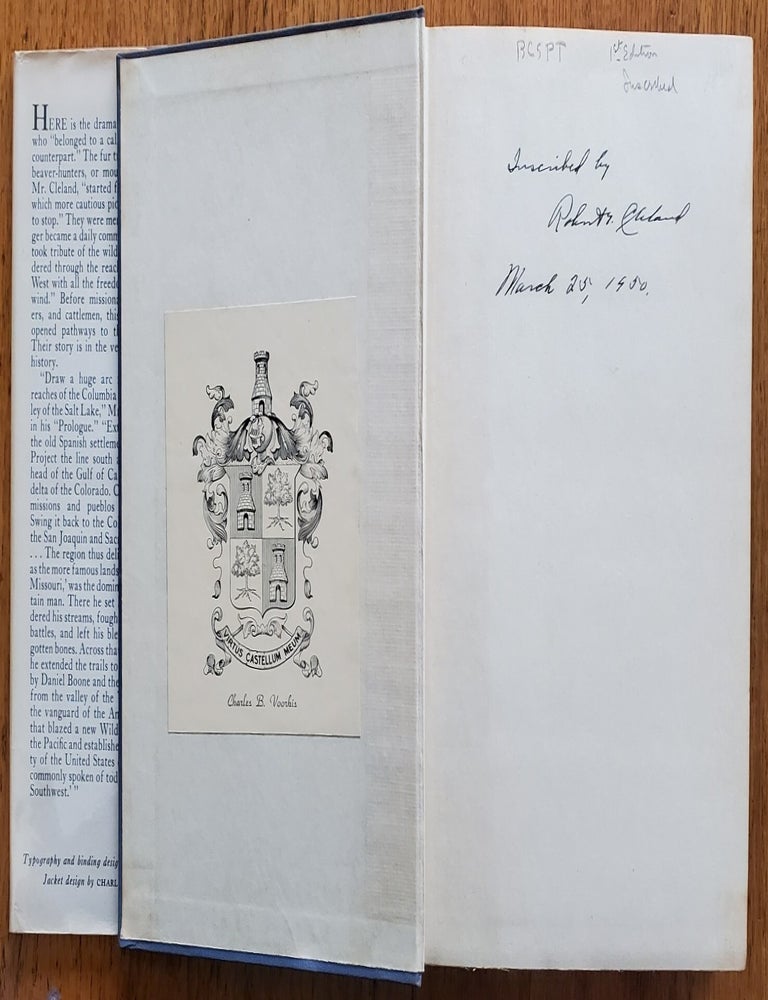 Item #2606007 THIS RECKLESS BREED OF MEN The Trappers and Fur Traders of the Southwest (Signed). Robert Glass Cleland.