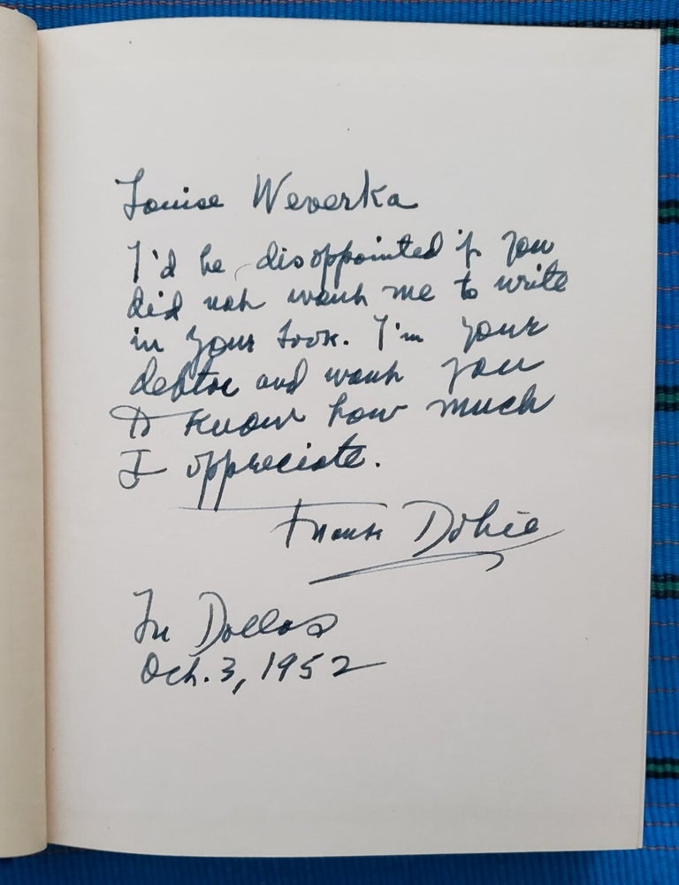 Item #2606011 THE MUSTANGS (Signed). J. Frank Dobie.