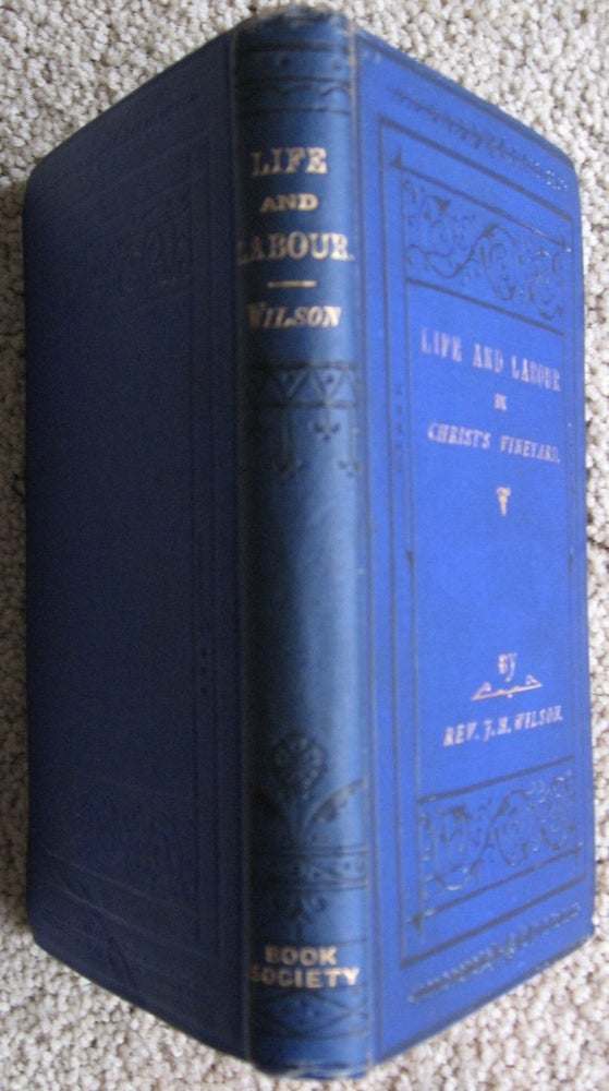 Item #5003057 LIFE AND LABOUR IN CHRIST'S VINEYARD Illustrated by Analogy and Example. Rev. J. H. Wilson, James Hall.