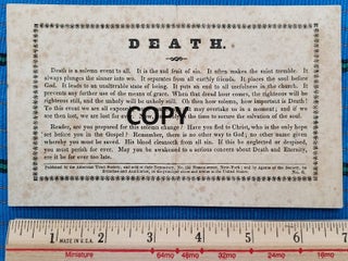 Item #5005081 DEATH. Anon