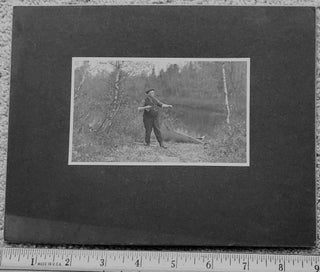 Item #5031056 FLY FISHING PHOTO CA 1900. Anon