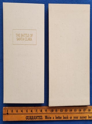 Item #MISS019 THE BATTLE OF SANTA CLARA. Dorothy Regnery