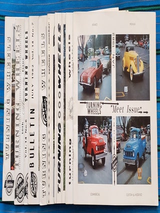 STUDEBAKER -- SDC TURNING WHEELS BULLETIN 1982 (9 issues. Studebaker Drivers Club.