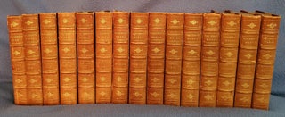 Item #SHEL1395 THE WORKS OF WILLIAM MAKEPEACE THACKERAY (15 volumes). William Makepeace Thackeray