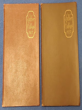 Item #SHEL1950 FORTIETH ANNIVERSARY ALBUM OF LUTHER COLLEGE, WAHOO, NEBRASKA (2 volumes). Luther...