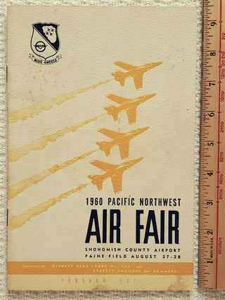 Item #SHEL2009 1960 PACIFIC NORTHWEST AIR FAIR BLUE ANGELS PROGRAM BOOKLET. Blue Angels