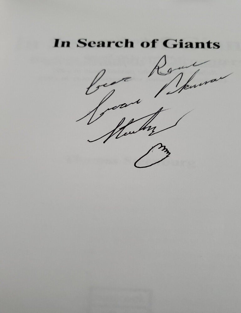 Item #SHEL2057 IN SEARCH OF GIANTS: Bigfoot Sasquatch Encounters (Signed). Thomas Steenburg.