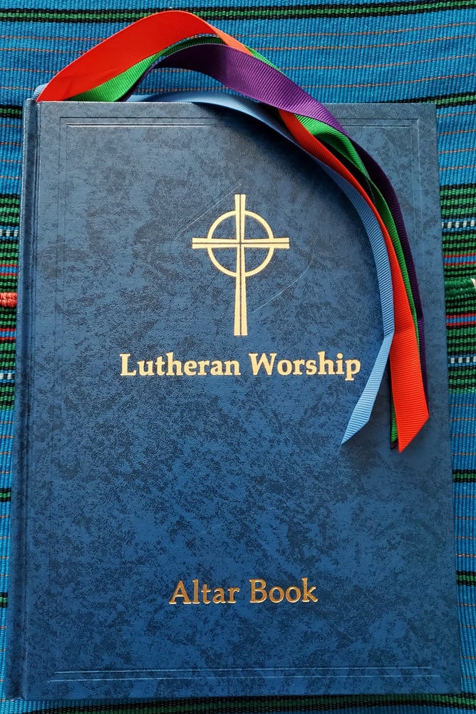 Item #THEOSHEL539 LUTHERAN WORSHIP: Altar Book. Lutheran Church--Missouri Synod.
